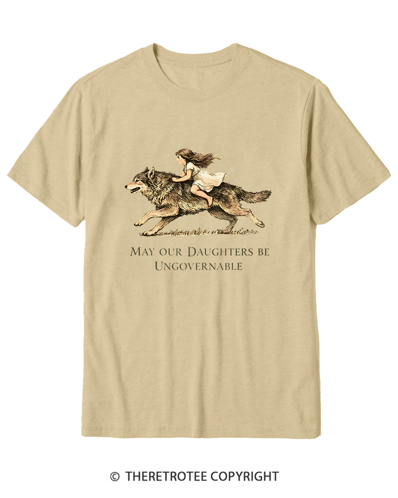 TheRetroTee May Our Daughters Be Ungovernable 1910 Cotton T-Shirt