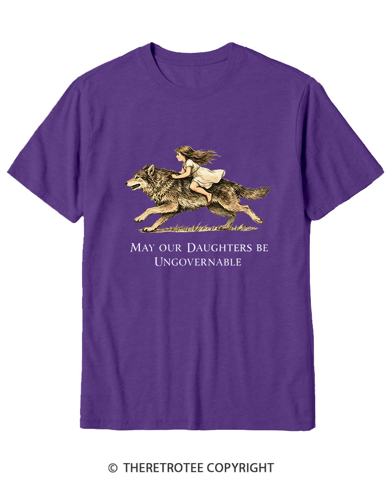 TheRetroTee May Our Daughters Be Ungovernable 1910 Cotton T-Shirt