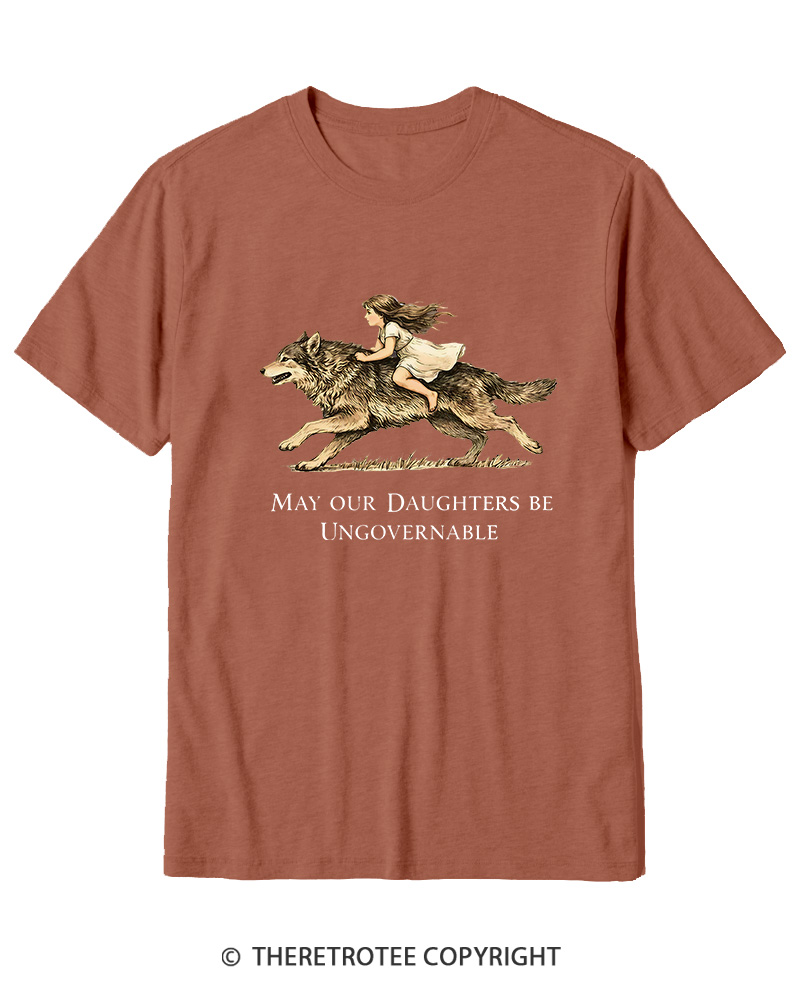 TheRetroTee May Our Daughters Be Ungovernable 1910 Cotton T-Shirt