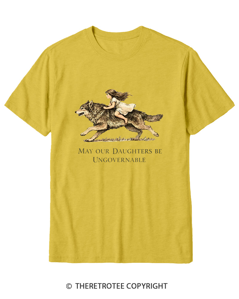 TheRetroTee May Our Daughters Be Ungovernable 1910 Cotton T-Shirt