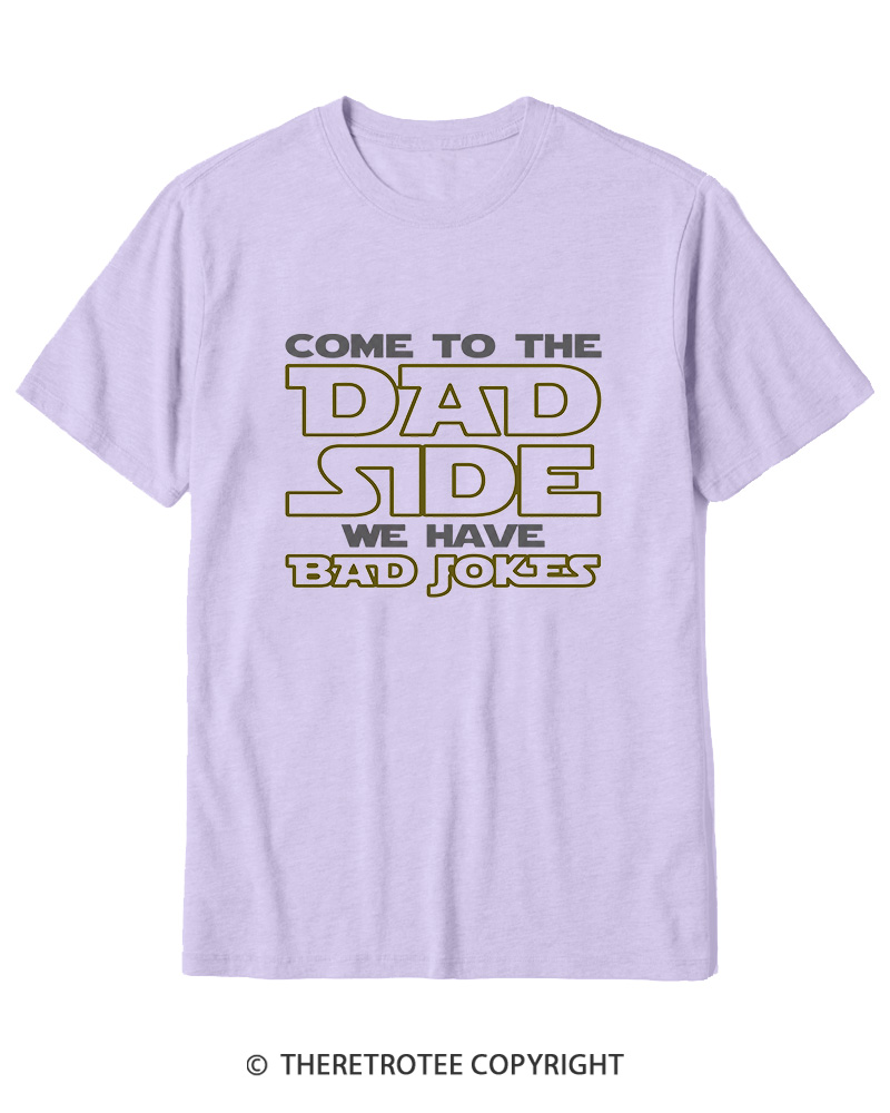 TheRetroTee Come to the Dad Side Cotton T-Shirt