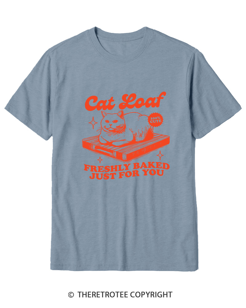 TheRetroTee Cat Loaf 2010s Cotton T-Shirt
