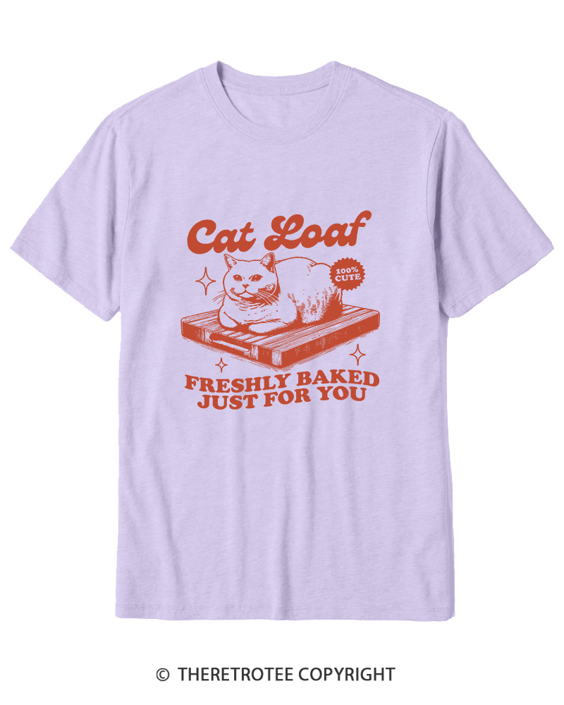 TheRetroTee Cat Loaf 2010s Cotton T-Shirt