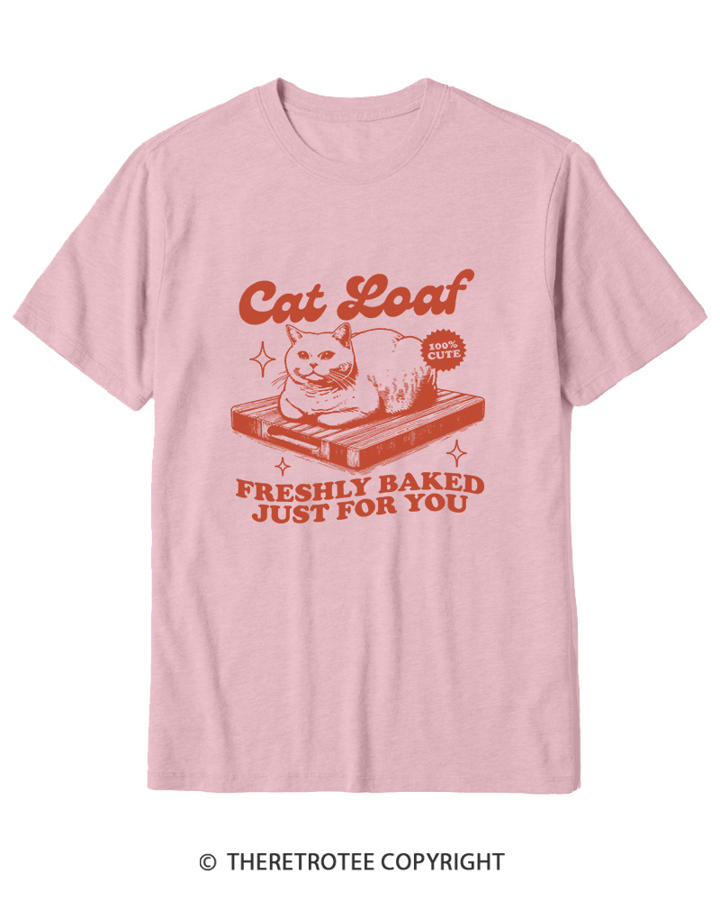 TheRetroTee Cat Loaf 2010s Cotton T-Shirt