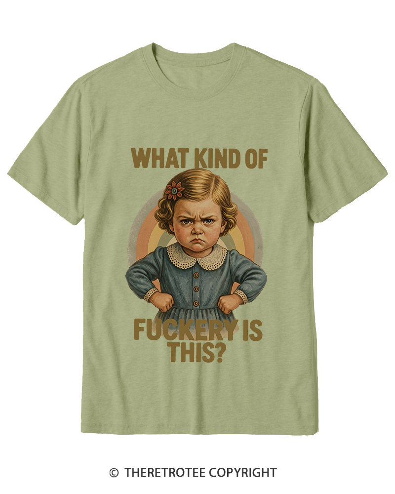 TheRetroTee What Kind of Fuckery Is This 1950s Cotton T-Shirt