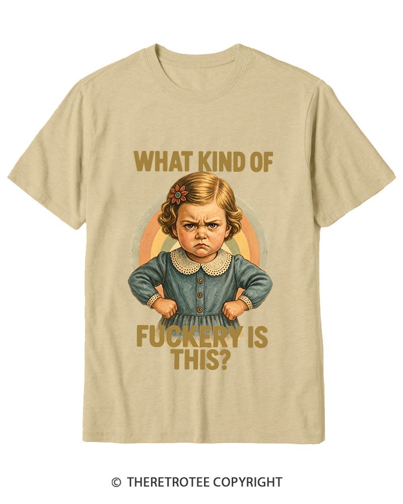 TheRetroTee What Kind of Fuckery Is This 1950s Cotton T-Shirt