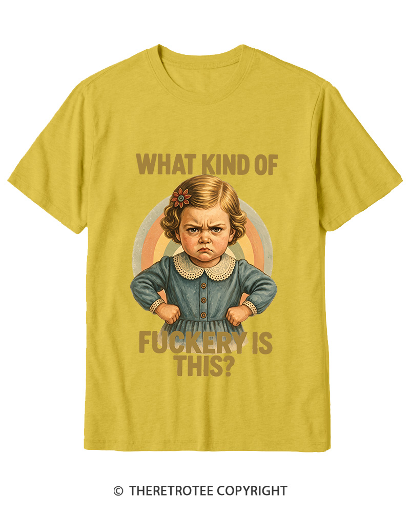 TheRetroTee What Kind of Fuckery Is This 1950s Cotton T-Shirt