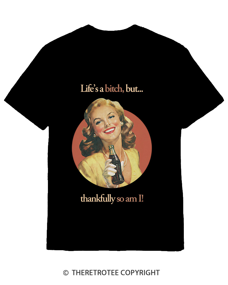 TheRetroTee Thankfully So Am I 1950s Cotton T-Shirt