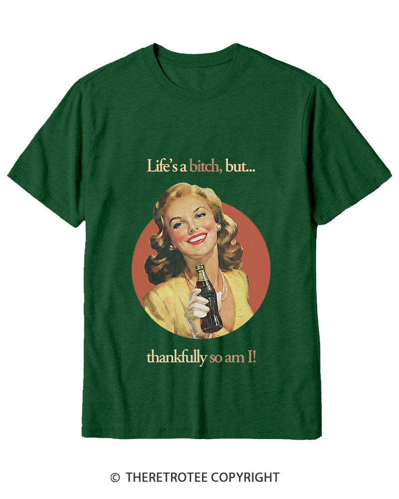 TheRetroTee Thankfully So Am I 1950s Cotton T-Shirt