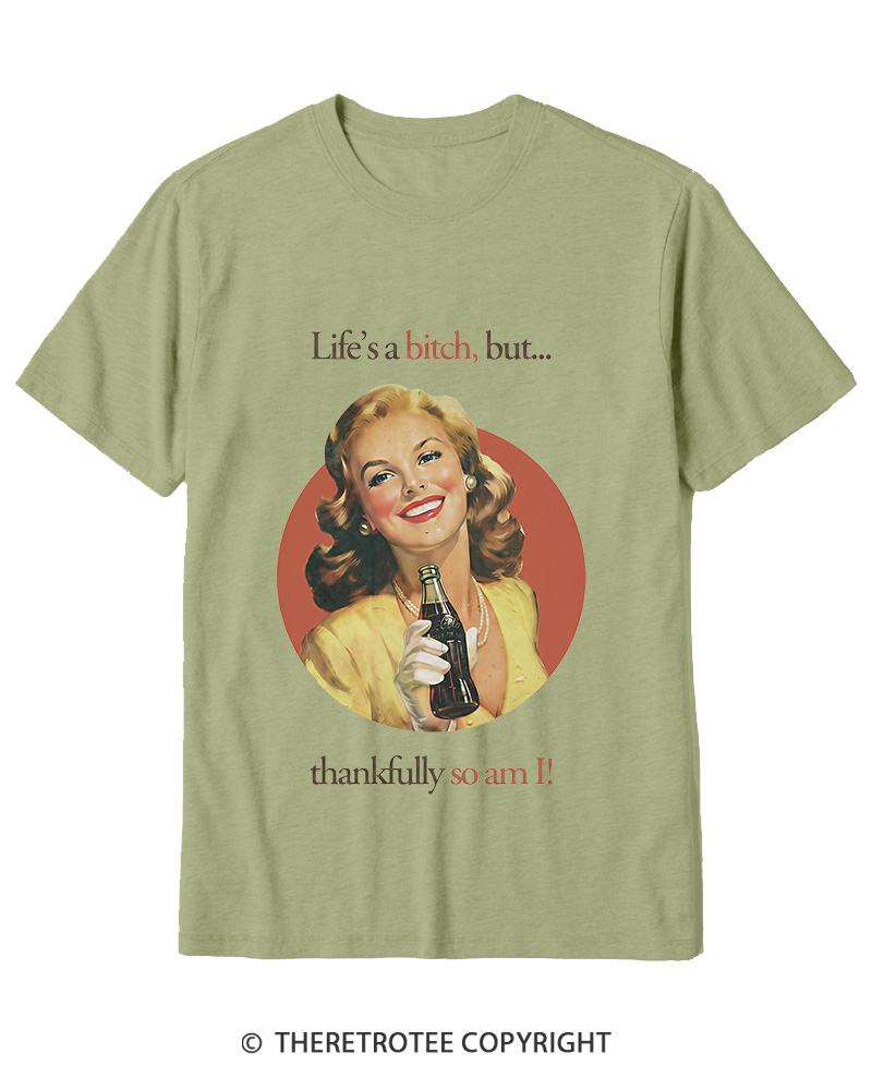 TheRetroTee Thankfully So Am I 1950s Cotton T-Shirt