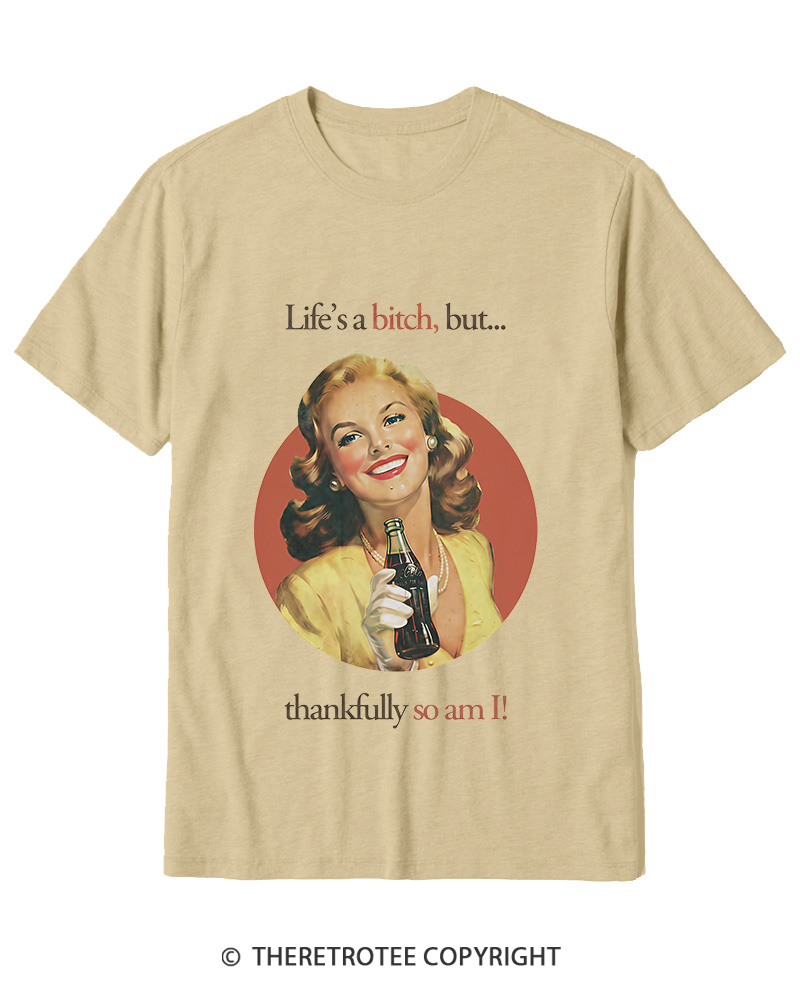 TheRetroTee Thankfully So Am I 1950s Cotton T-Shirt