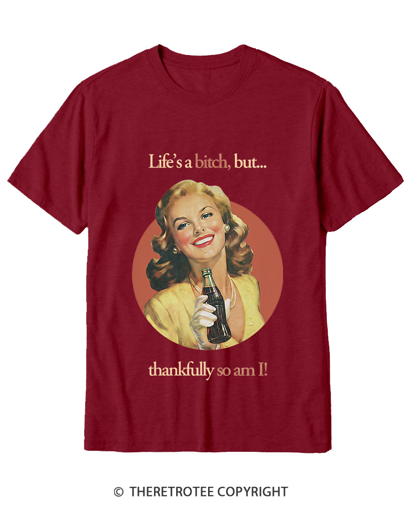 TheRetroTee Thankfully So Am I 1950s Cotton T-Shirt