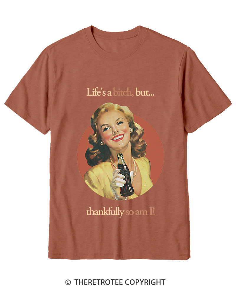 TheRetroTee Thankfully So Am I 1950s Cotton T-Shirt