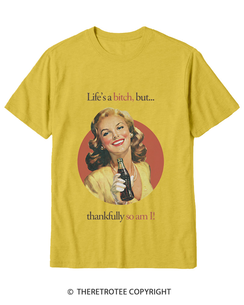TheRetroTee Thankfully So Am I 1950s Cotton T-Shirt
