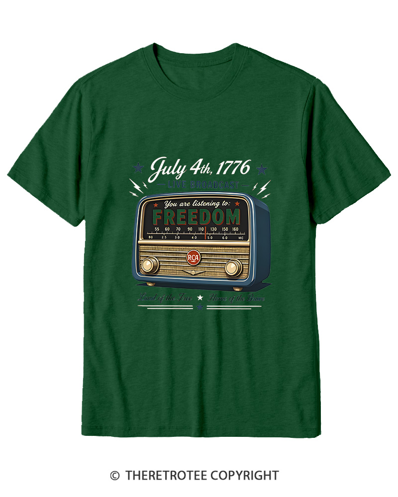 TheRetroTee July 4th 1776 Cotton T-Shirt