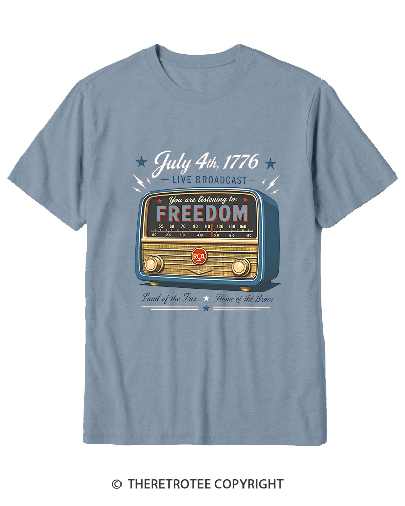 TheRetroTee July 4th 1776 Cotton T-Shirt