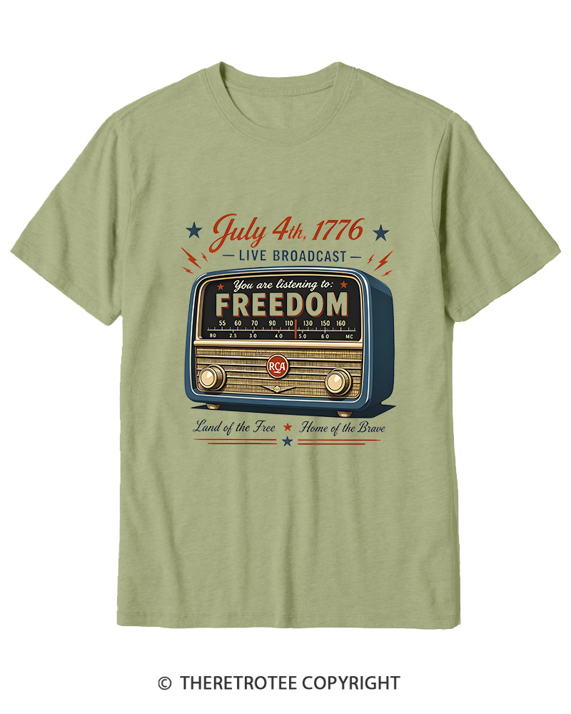 TheRetroTee July 4th 1776 Cotton T-Shirt