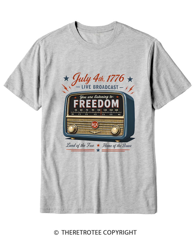 TheRetroTee July 4th 1776 Cotton T-Shirt