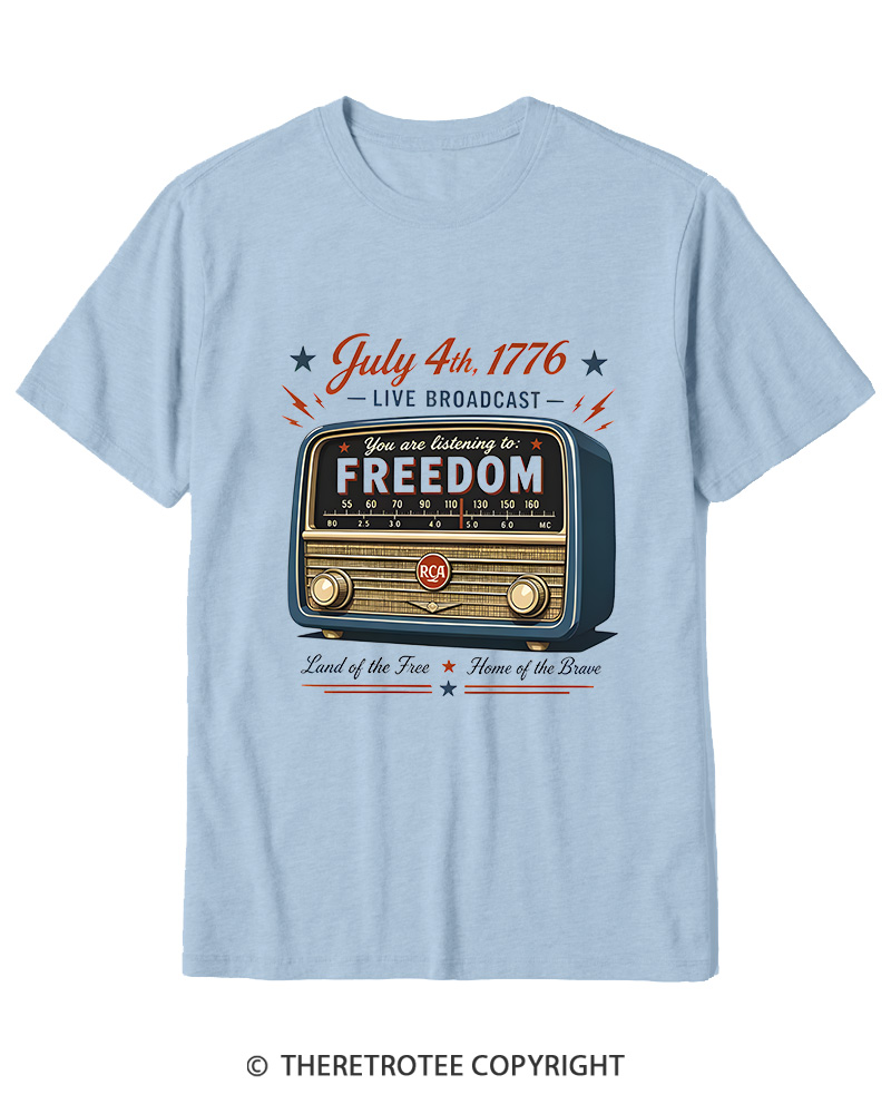 TheRetroTee July 4th 1776 Cotton T-Shirt