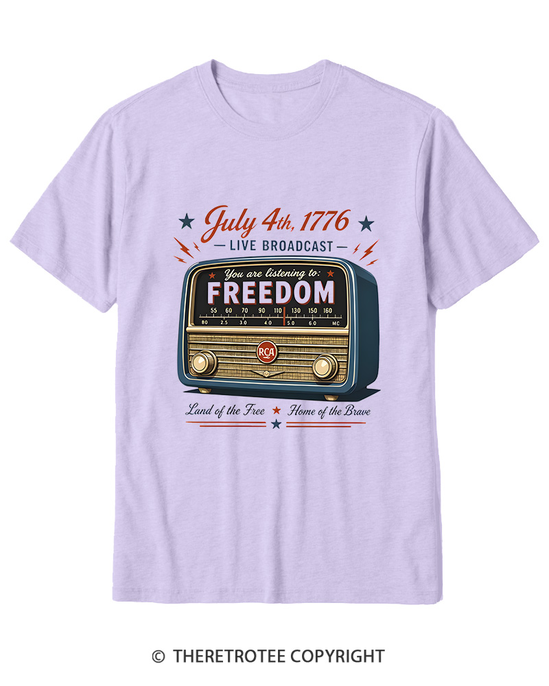 TheRetroTee July 4th 1776 Cotton T-Shirt