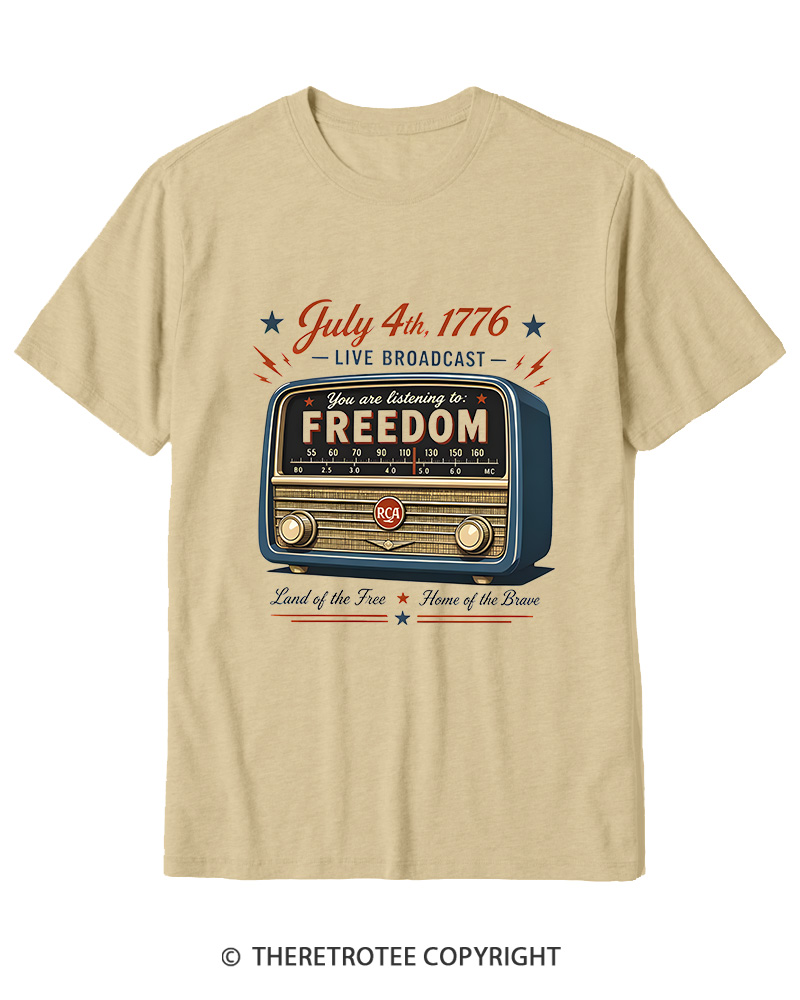 TheRetroTee July 4th 1776 Cotton T-Shirt