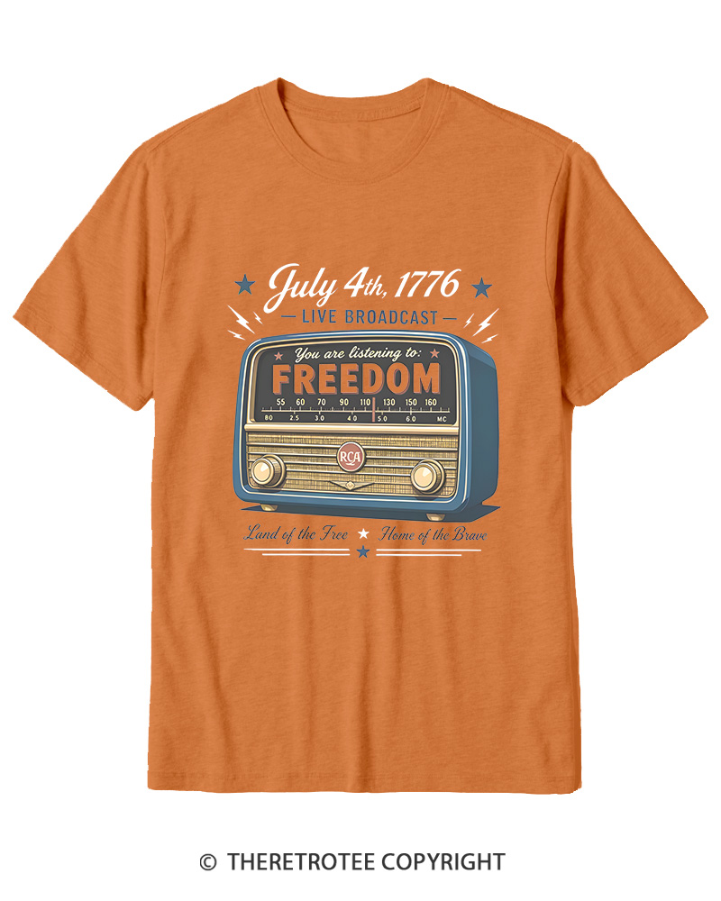 TheRetroTee July 4th 1776 Cotton T-Shirt