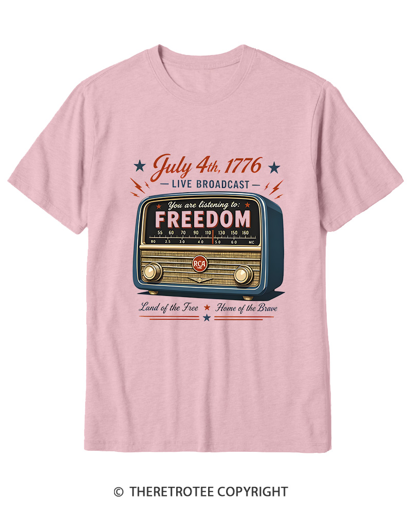 TheRetroTee July 4th 1776 Cotton T-Shirt