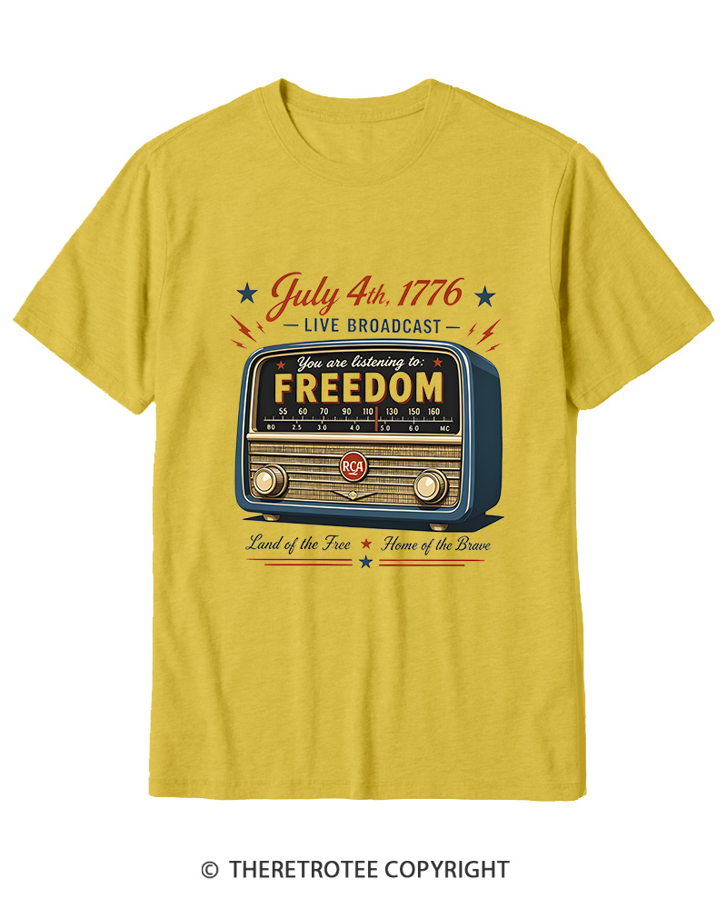 TheRetroTee July 4th 1776 Cotton T-Shirt