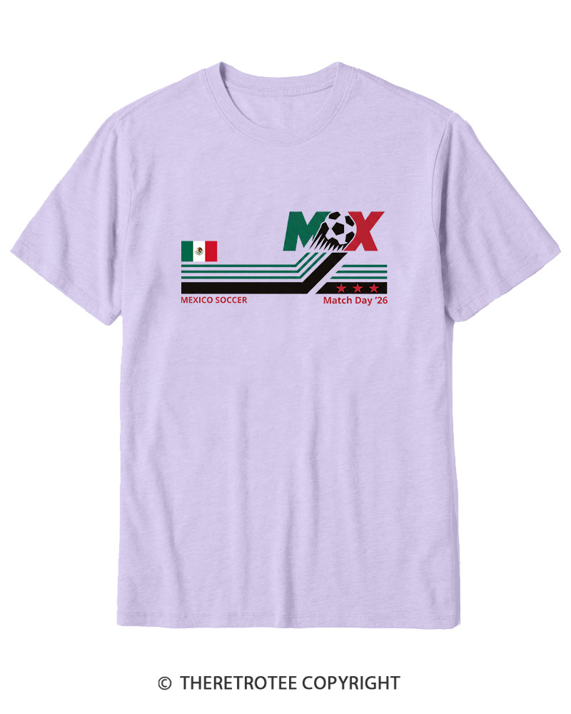 TheRetroTee Mexico Soccer World Vintage 1990s Cotton T-Shirt