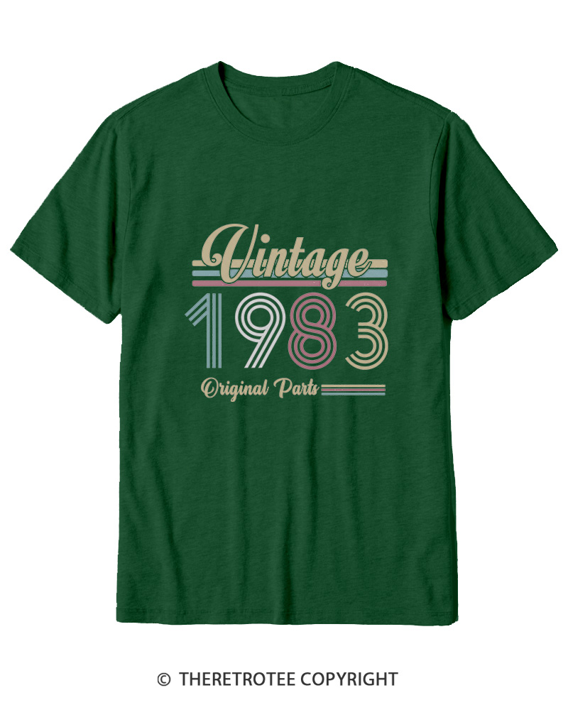 TheRetroTee 1983 Vintage Cotton T-Shirt