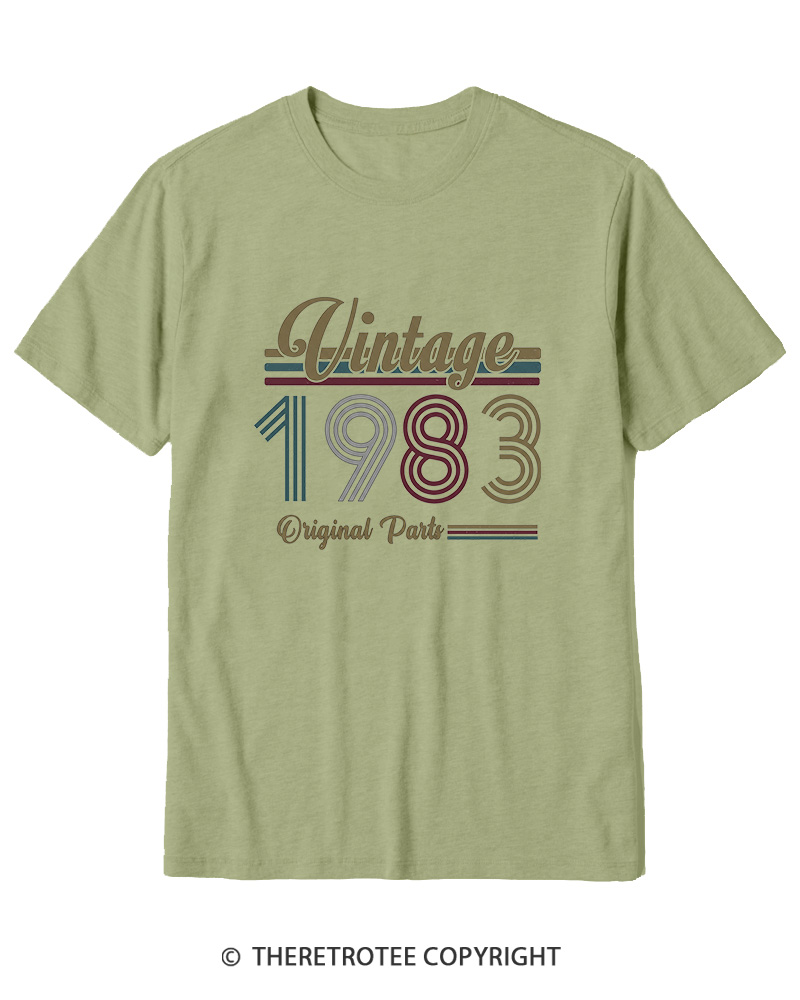 TheRetroTee 1983 Vintage Cotton T-Shirt