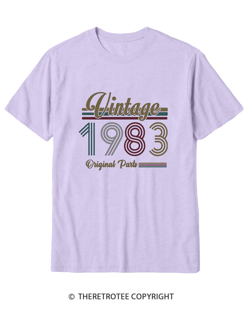 TheRetroTee 1983 Vintage Cotton T-Shirt