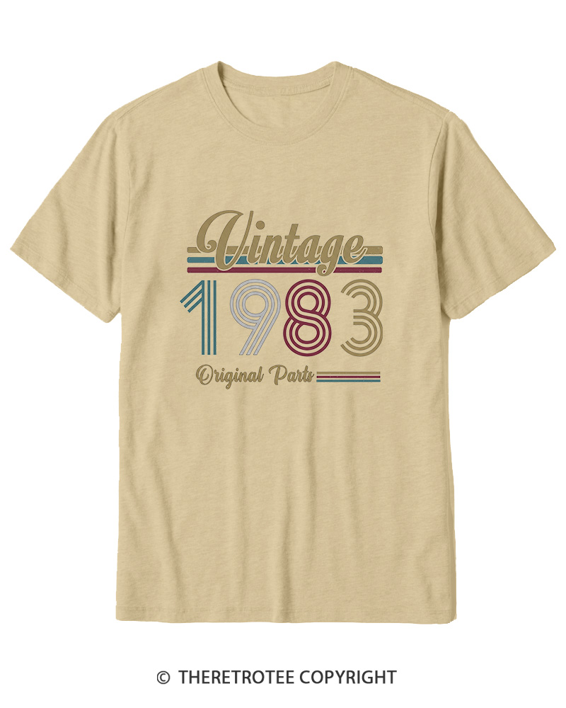 TheRetroTee 1983 Vintage Cotton T-Shirt