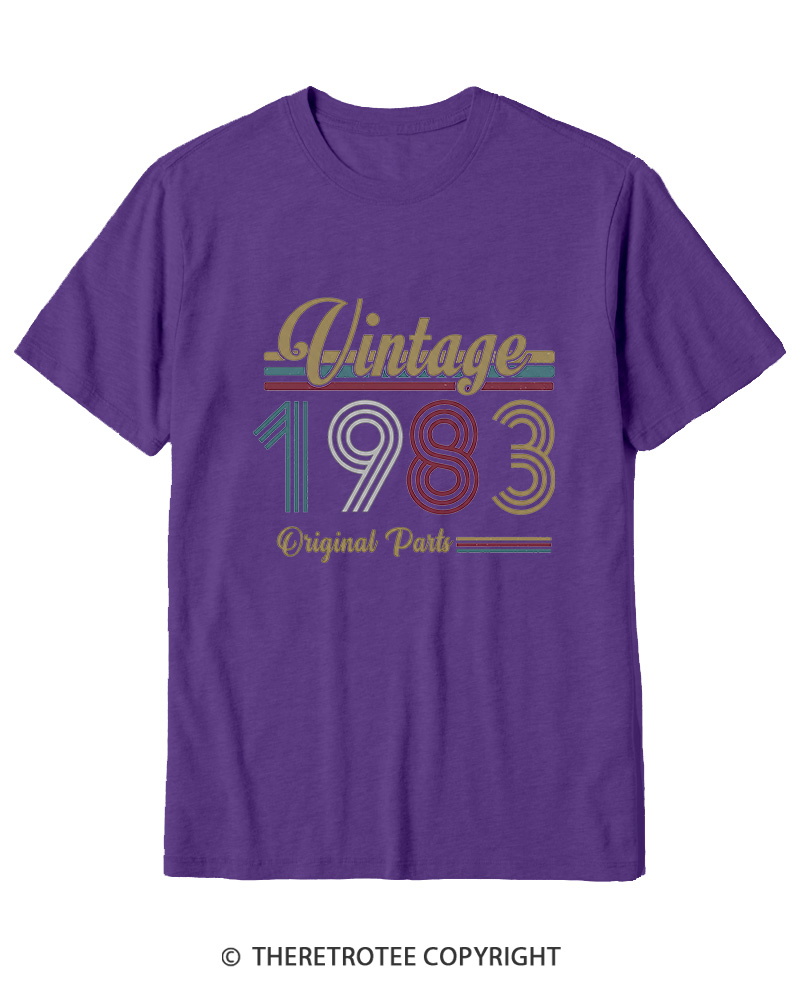 TheRetroTee 1983 Vintage Cotton T-Shirt