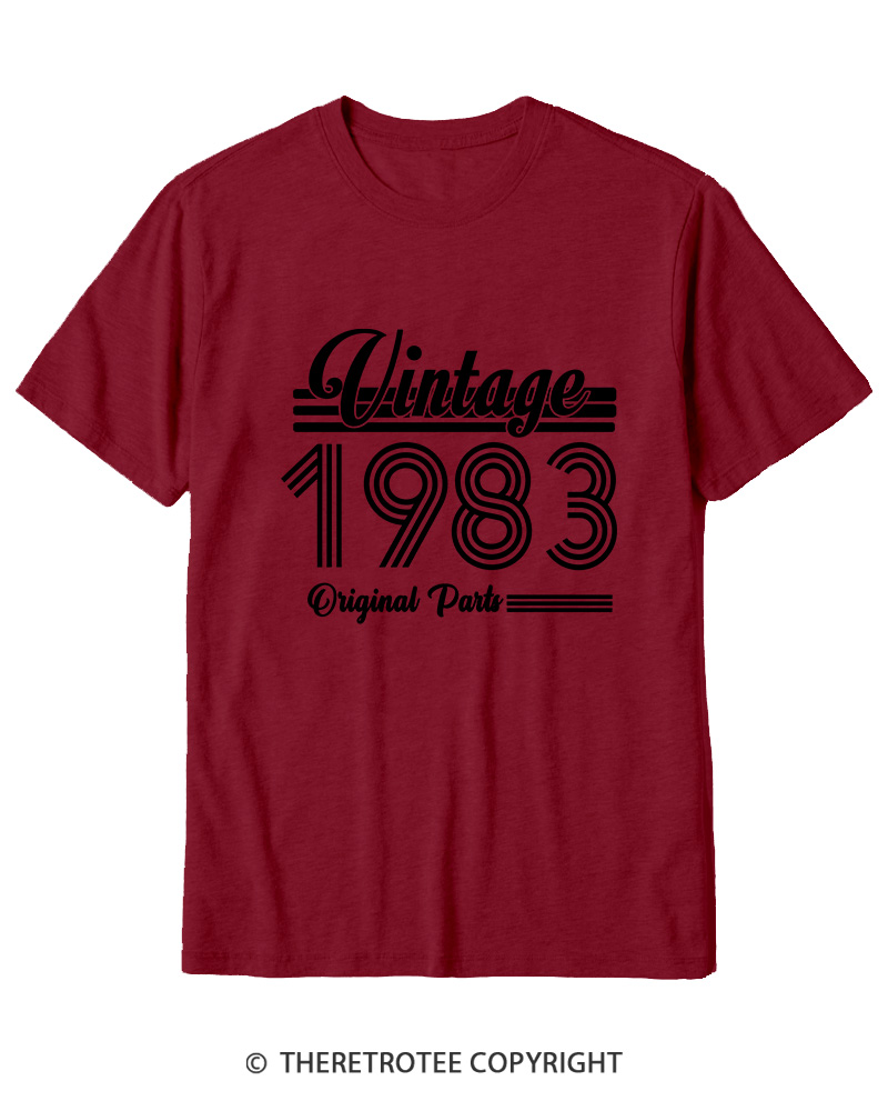TheRetroTee 1983 Vintage Cotton T-Shirt