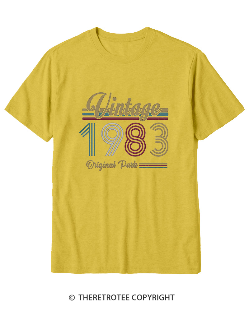 TheRetroTee 1983 Vintage Cotton T-Shirt
