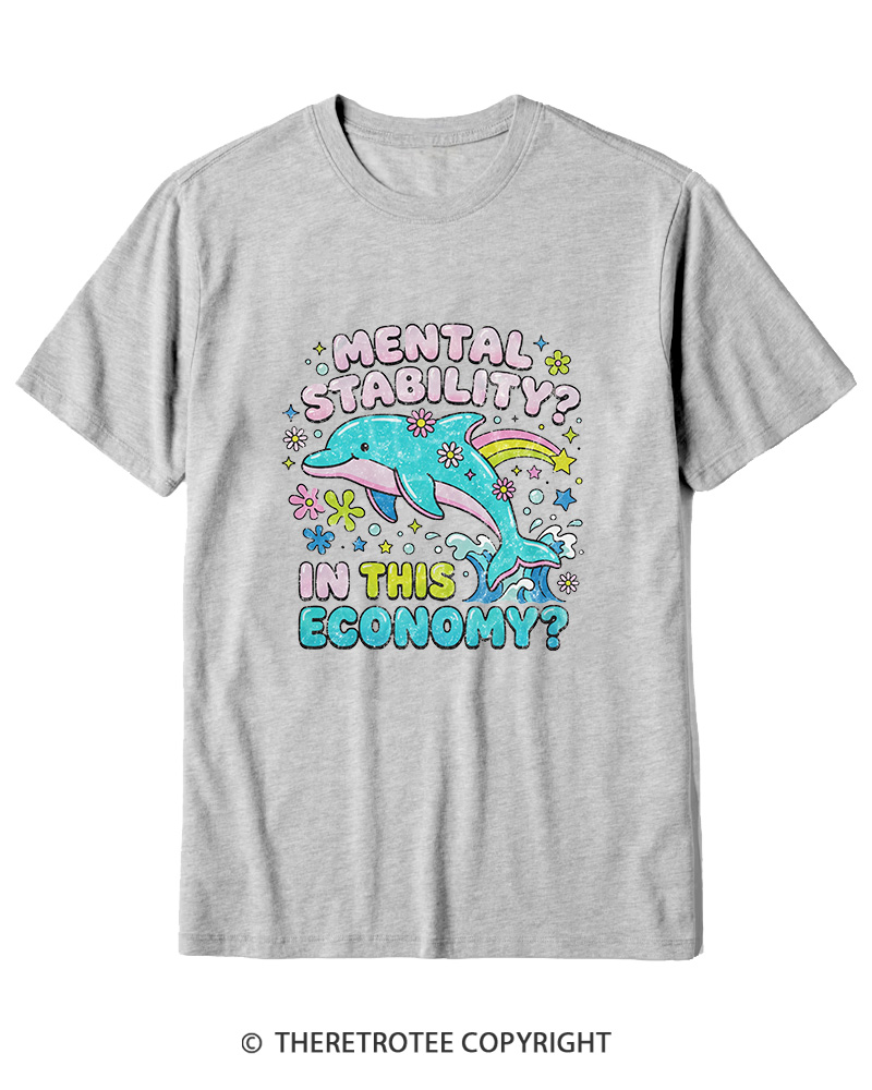 TheRetroTee Funny Mental Health 1990s Cotton T-Shirt