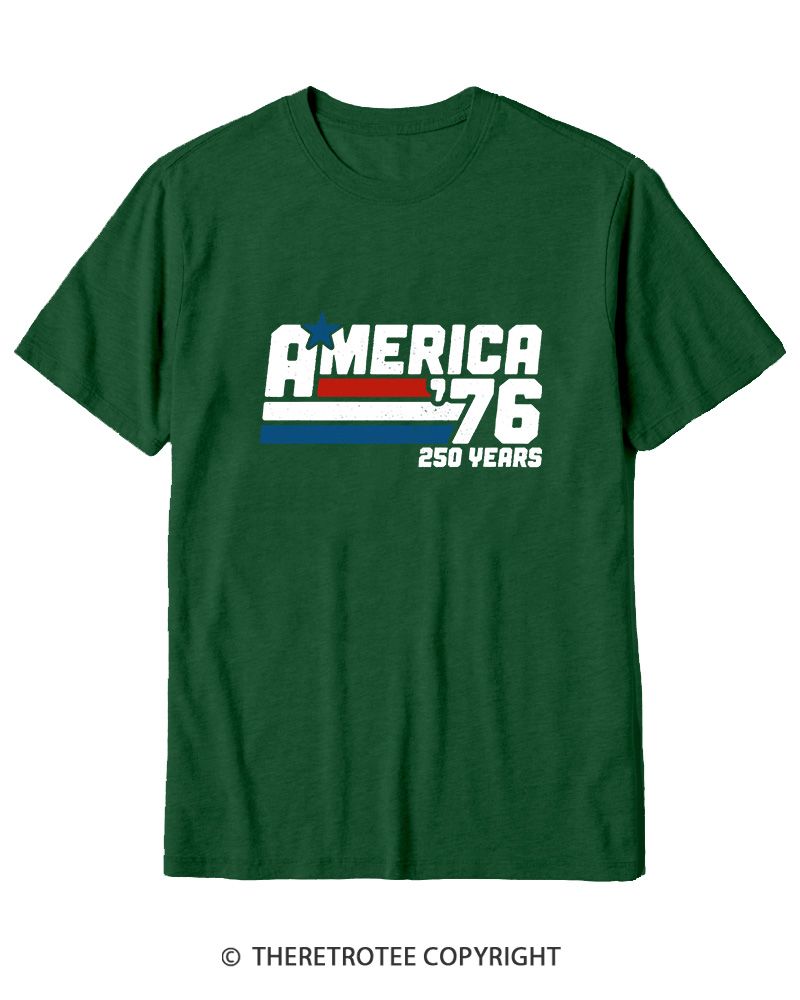 TheRetroTee America 76 250 Years Cotton T-Shirt
