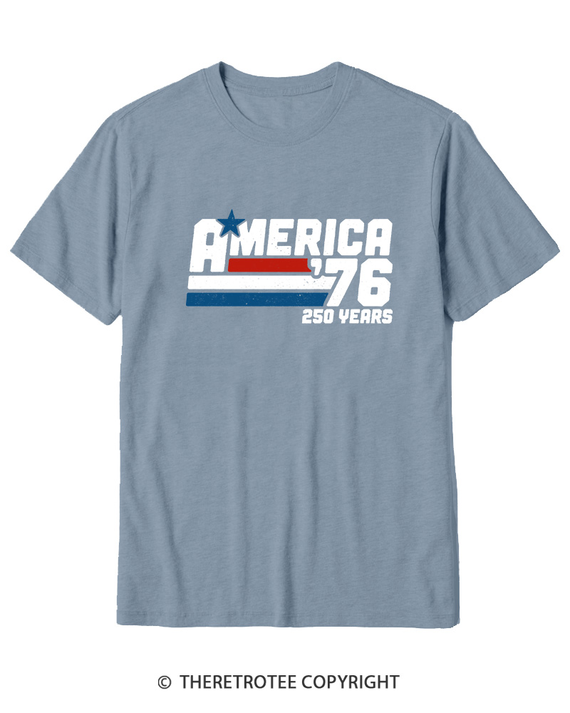 TheRetroTee America 76 250 Years Cotton T-Shirt