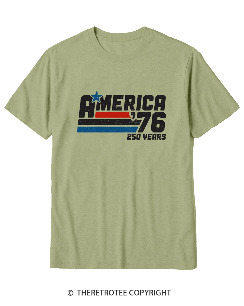 TheRetroTee America 76 250 Years Cotton T-Shirt