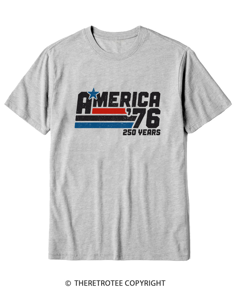 TheRetroTee America 76 250 Years Cotton T-Shirt