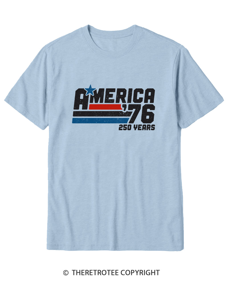 TheRetroTee America 76 250 Years Cotton T-Shirt