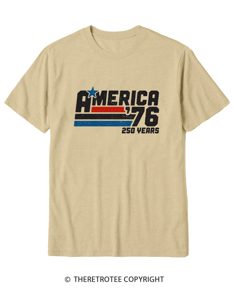 TheRetroTee America 76 250 Years Cotton T-Shirt