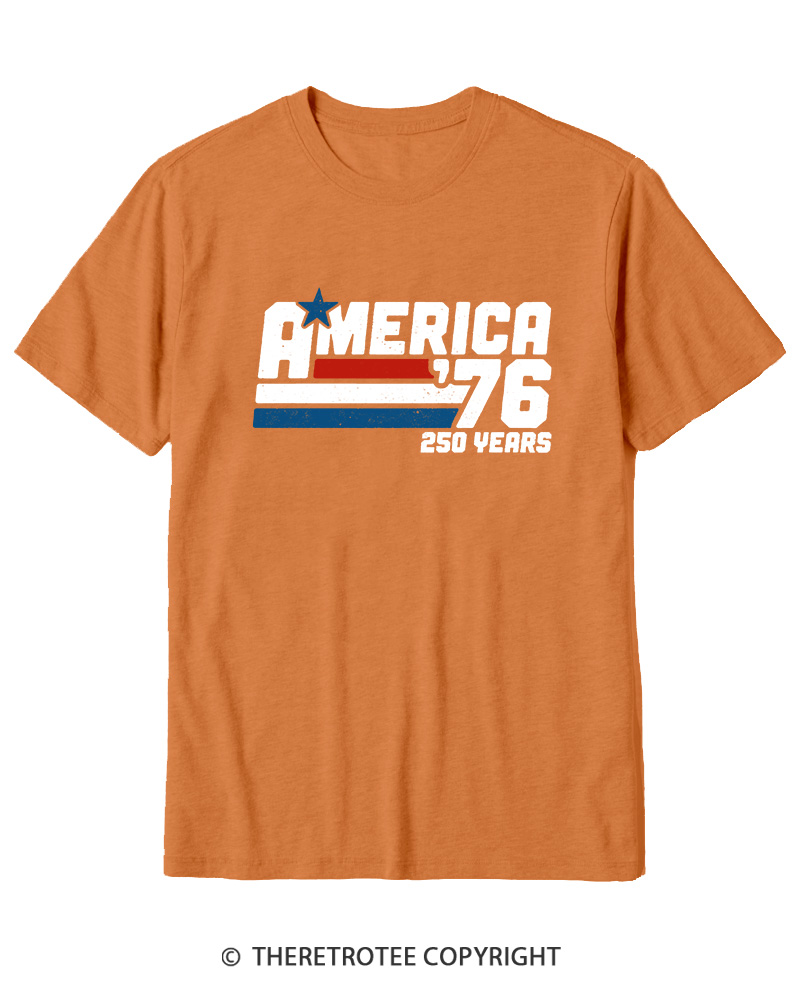 TheRetroTee America 76 250 Years Cotton T-Shirt