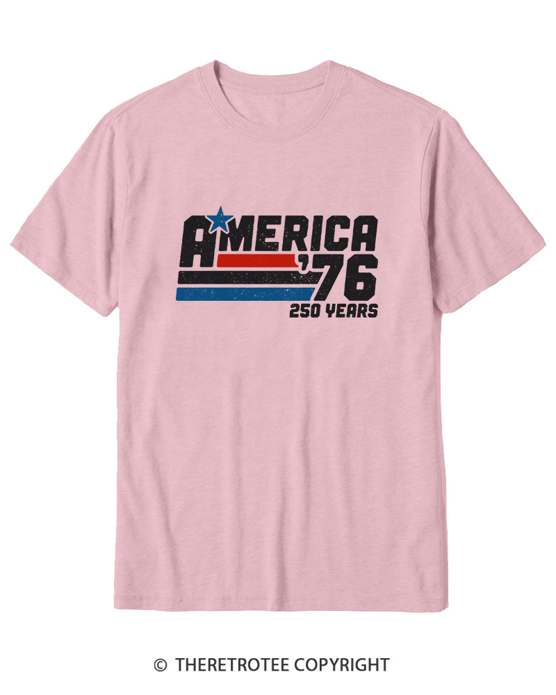 TheRetroTee America 76 250 Years Cotton T-Shirt