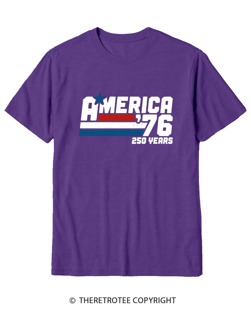 TheRetroTee America 76 250 Years Cotton T-Shirt