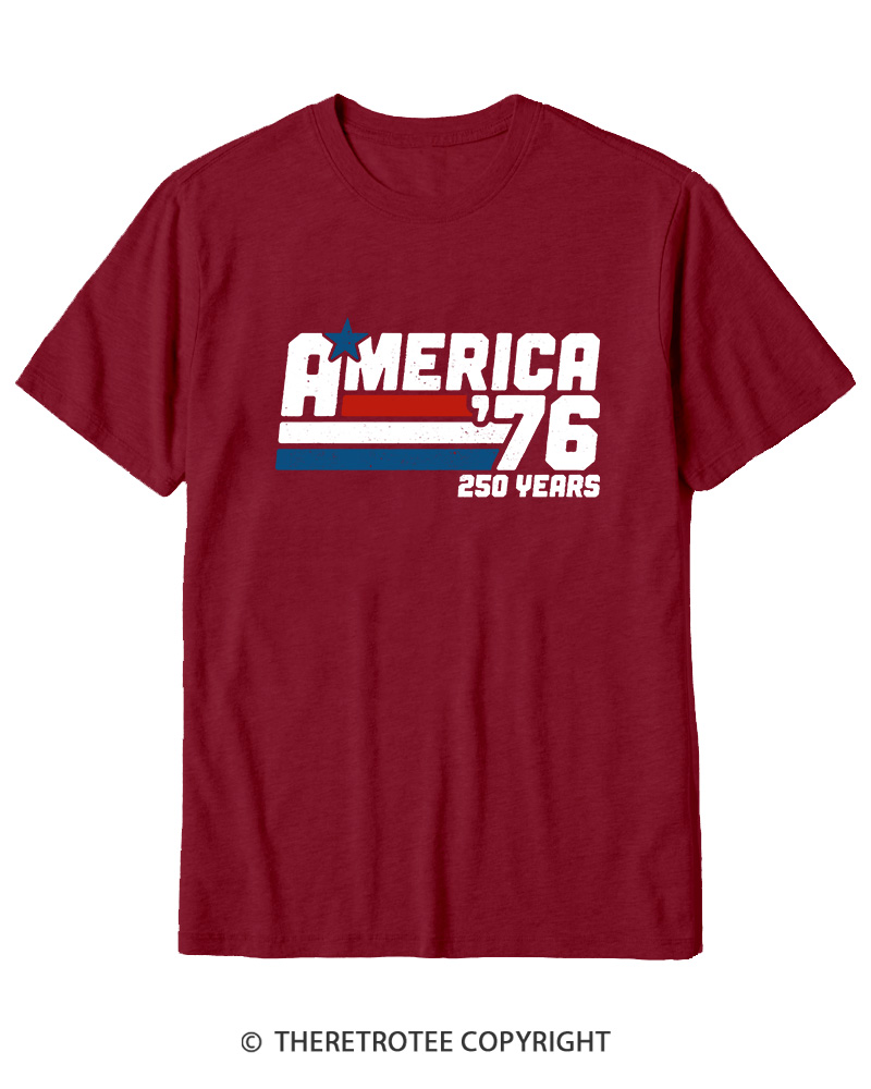 TheRetroTee America 76 250 Years Cotton T-Shirt