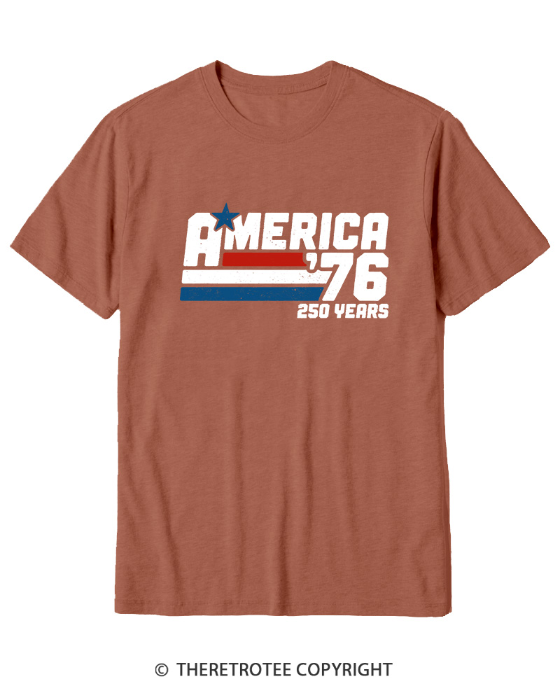 TheRetroTee America 76 250 Years Cotton T-Shirt