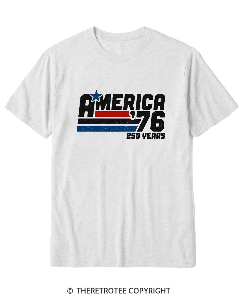 TheRetroTee America 76 250 Years Cotton T-Shirt