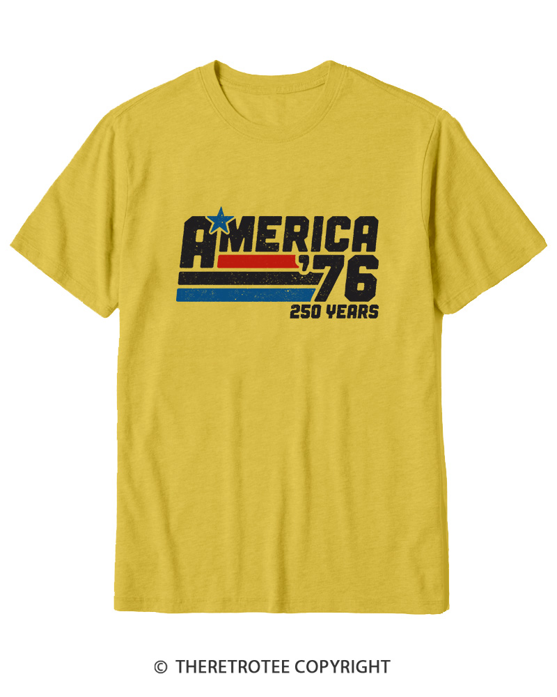 TheRetroTee America 76 250 Years Cotton T-Shirt